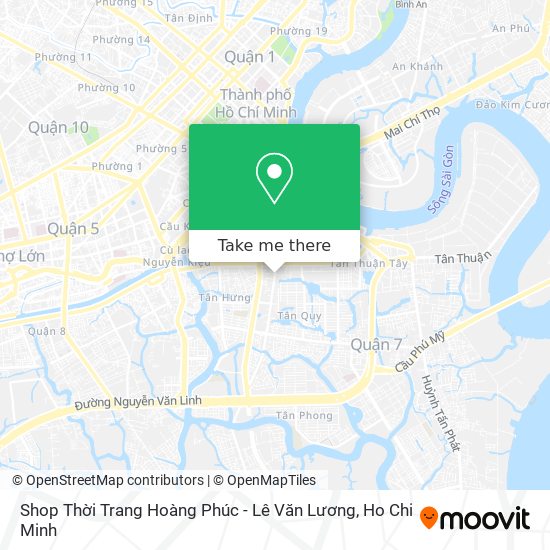 Shop Thời Trang Hoàng Phúc - Lê Văn Lương map