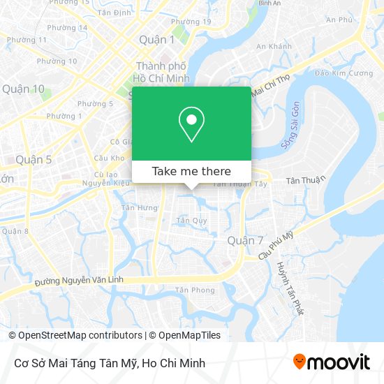 Cơ Sở Mai Táng Tân Mỹ map