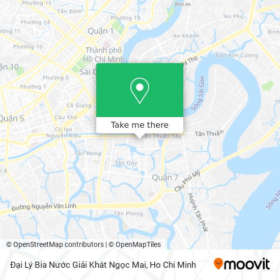 Đại Lý Bia Nước Giải Khát Ngọc Mai map