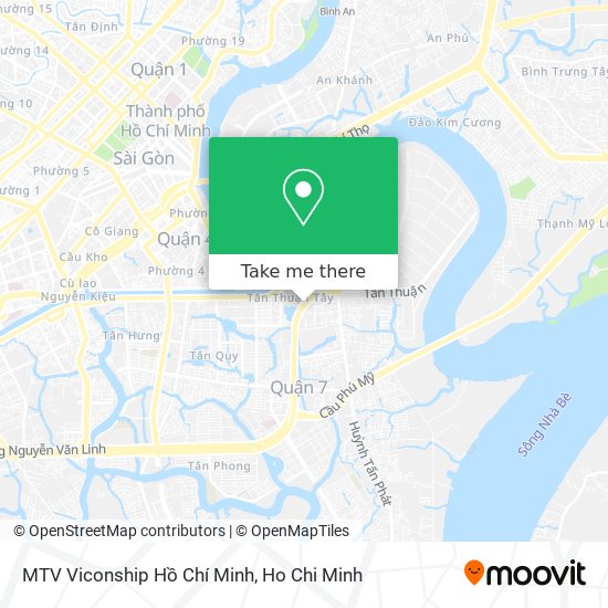 MTV Viconship Hồ Chí Minh map