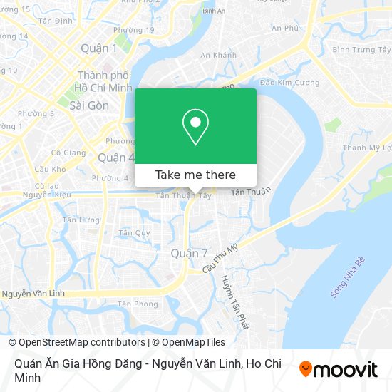 Quán Ăn Gia Hồng Đăng - Nguyễn Văn Linh map