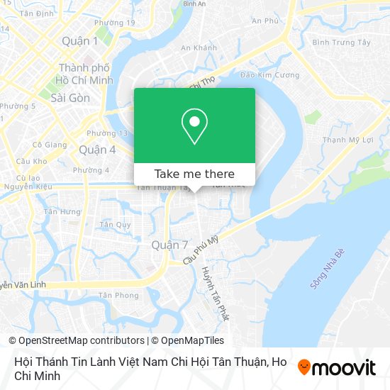 Hội Thánh Tin Lành Việt Nam Chi Hội Tân Thuận map