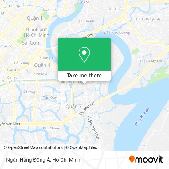 Ngân Hàng Đông Á map