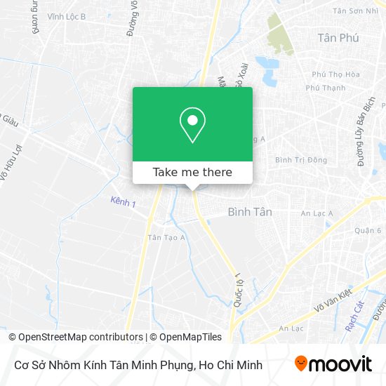 Cơ Sở Nhôm Kính Tân Minh Phụng map