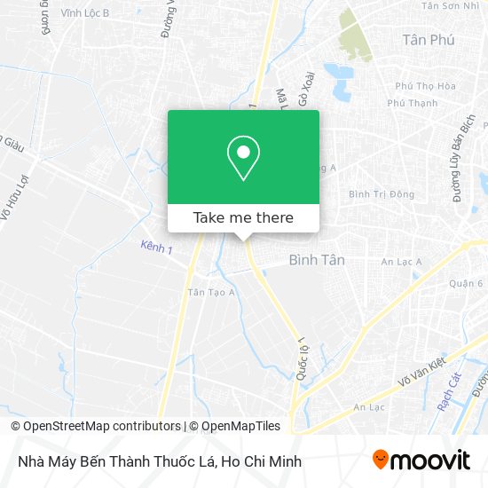 Nhà Máy Bến Thành Thuốc Lá map