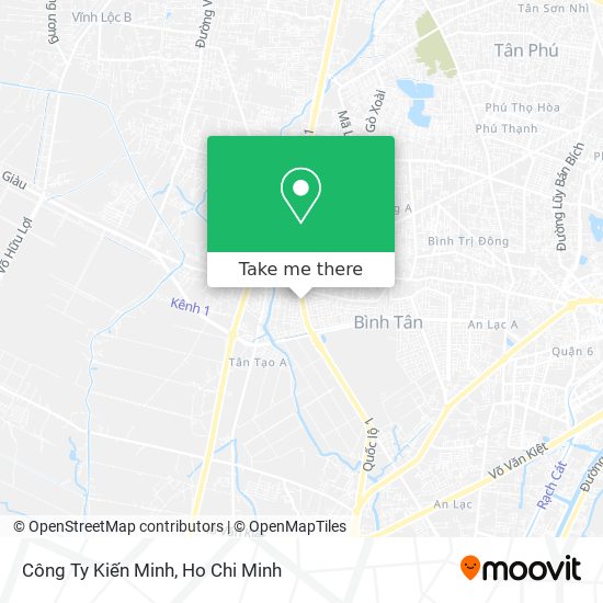 Công Ty Kiến Minh map