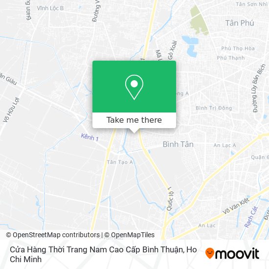 Cửa Hàng Thời Trang Nam Cao Cấp Bình Thuận map