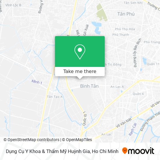 Dụng Cụ Y Khoa & Thẩm Mỹ Huỳnh Gia map