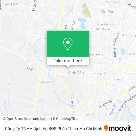 Công Ty TNHH Dịch Vụ BĐS Phúc Thịnh map