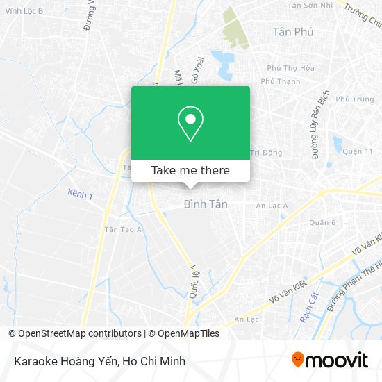 Karaoke Hoàng Yến map