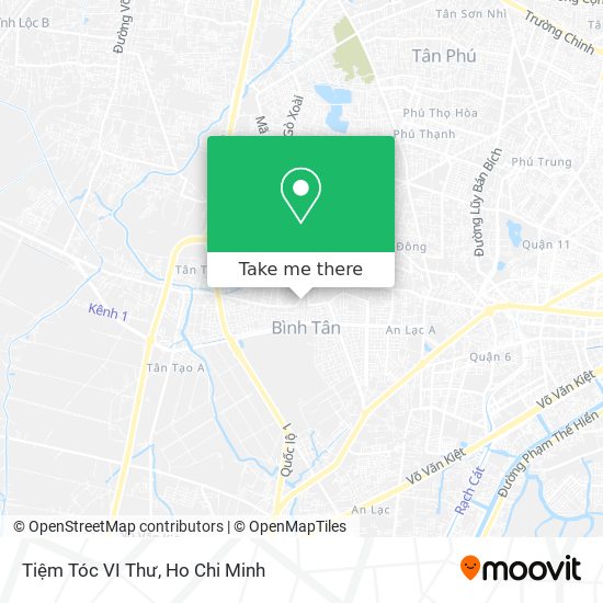 Tiệm Tóc VI Thư map