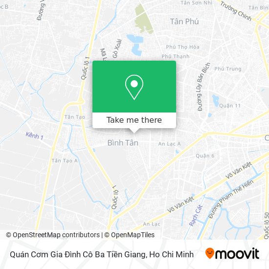 Quán Cơm Gia Đình Cô Ba Tiền Giang map