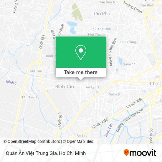 Quán Ăn Việt Trung Gia map