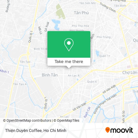 Thiện Duyên Coffee map