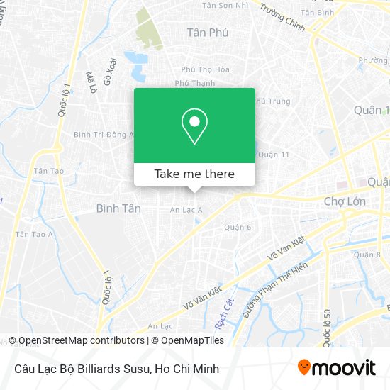 Câu Lạc Bộ Billiards Susu map