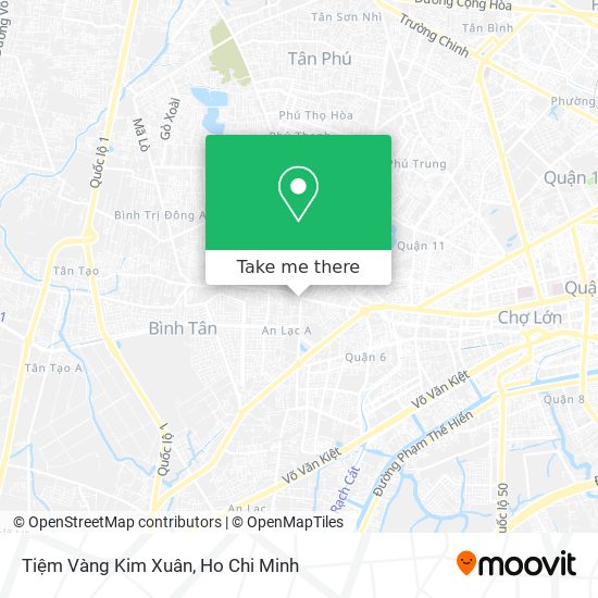 Tiệm Vàng Kim Xuân map