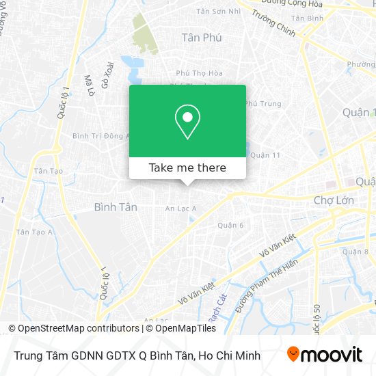 Trung Tâm GDNN GDTX Q Bình Tân map