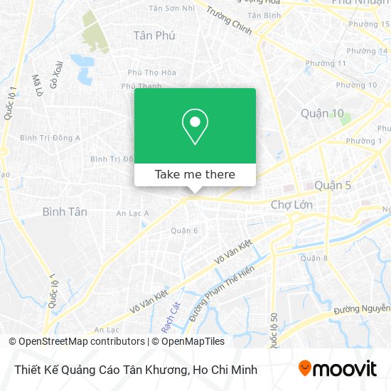 Thiết Kế Quảng Cáo Tân Khương map