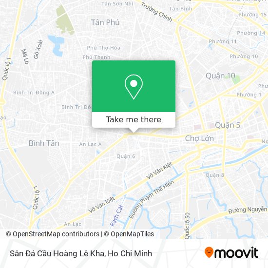 Sân Đá Cầu Hoàng Lê Kha map