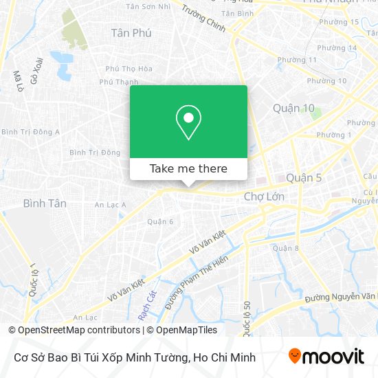 Cơ Sở Bao Bì Túi Xốp Minh Tường map