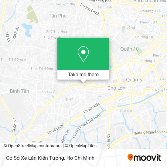 Cơ Sở Xe Lăn Kiến Tường map