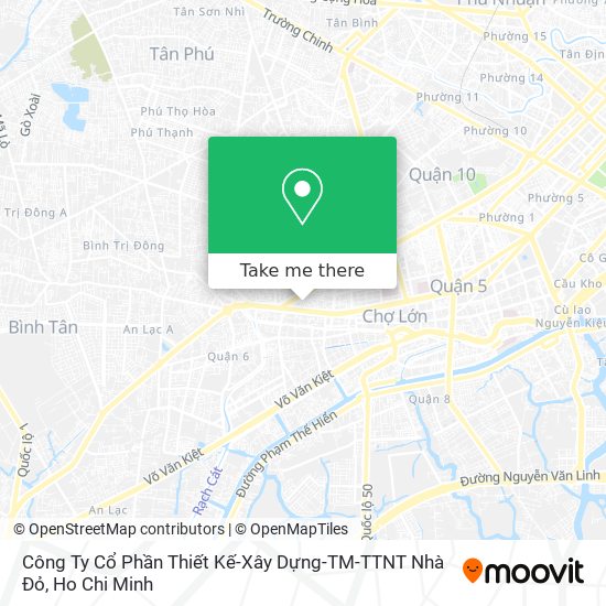 Công Ty Cổ Phần Thiết Kế-Xây Dựng-TM-TTNT Nhà Đỏ map