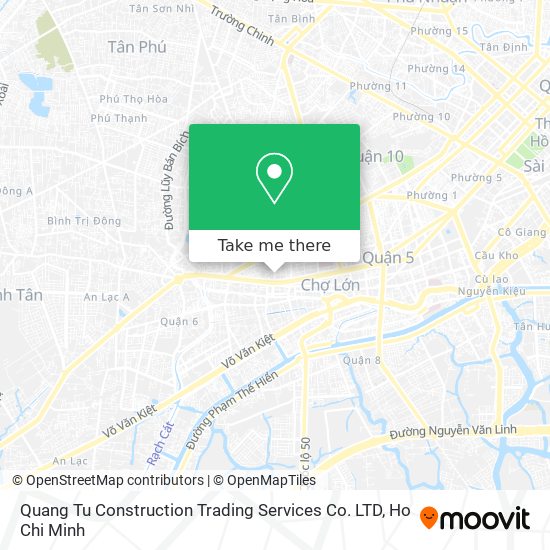 Quang Tu Construction Trading Services Co. LTD map