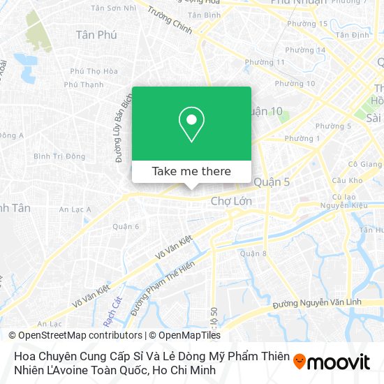 Hoa Chuyên Cung Cấp Sỉ Và Lẻ Dòng Mỹ Phẩm Thiên Nhiên L'Avoine Toàn Quốc map