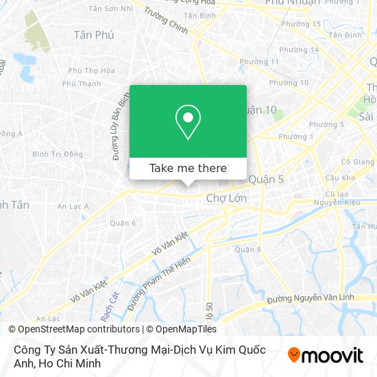 Công Ty Sản Xuất-Thương Mại-Dịch Vụ Kim Quốc Anh map