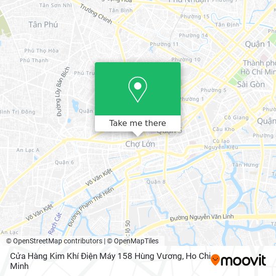 Cửa Hàng Kim Khí Điện Máy 158 Hùng Vương map