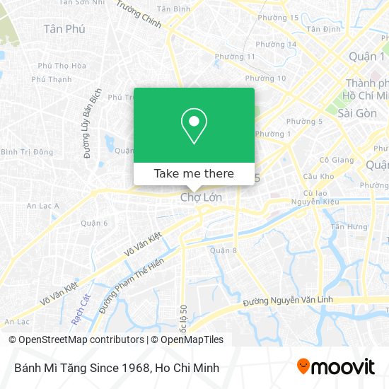 Bánh Mì Tăng Since 1968 map