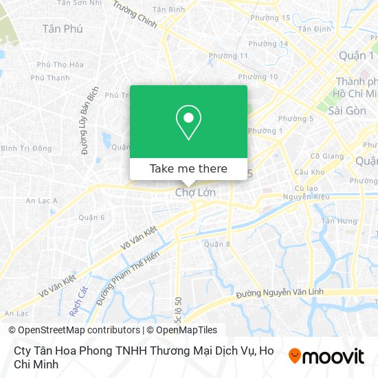 Cty Tân Hoa Phong TNHH Thương Mại Dịch Vụ map