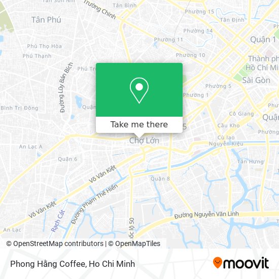 Phong Hằng Coffee map