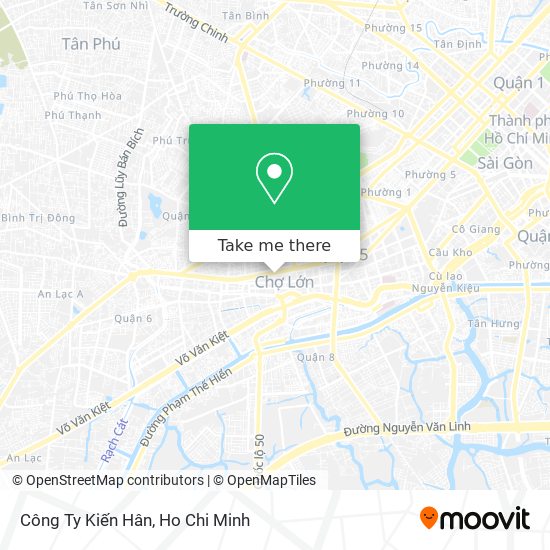 Công Ty Kiến Hân map