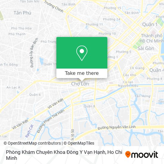 Phòng Khám Chuyên Khoa Đông Y Vạn Hạnh map