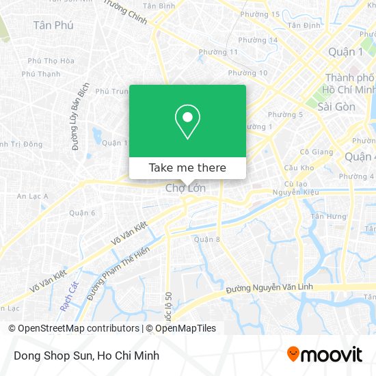 Dong Shop Sun map