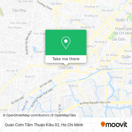 Quán Cơm Tấm Thuận Kiều 02 map