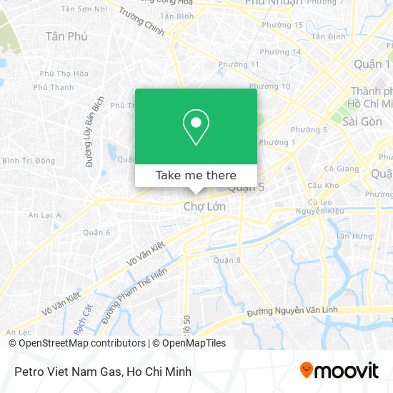 Petro Viet Nam Gas map