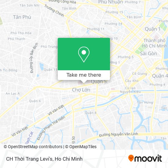 CH Thời Trang Levi's map