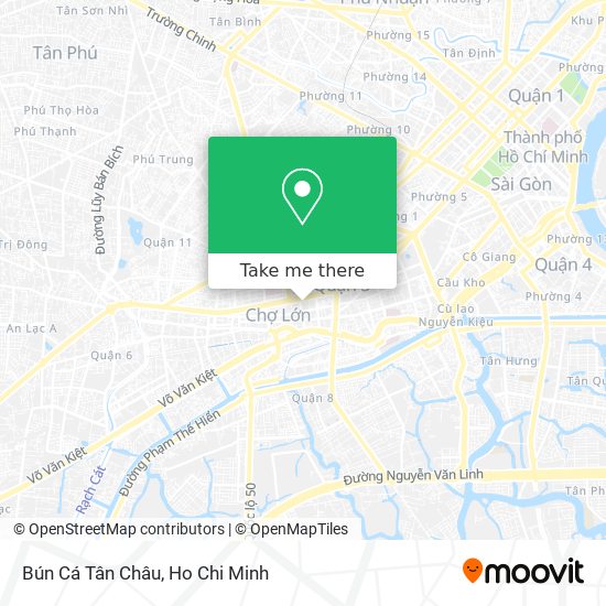 Bún Cá Tân Châu map