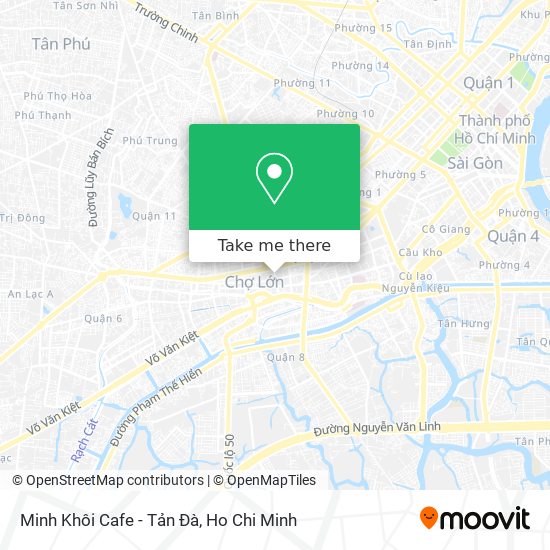 Minh Khôi Cafe - Tản Đà map