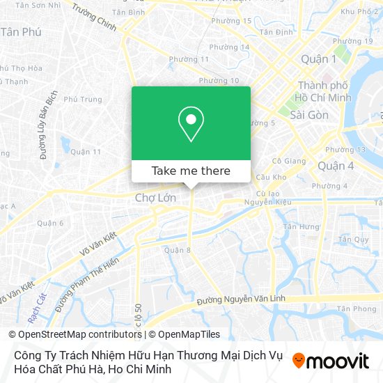 Công Ty Trách Nhiệm Hữu Hạn Thương Mại Dịch Vụ Hóa Chất Phú Hà map