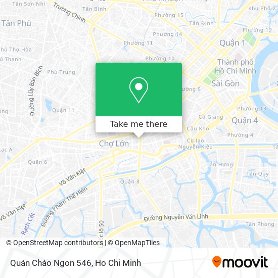 Quán Cháo Ngon 546 map