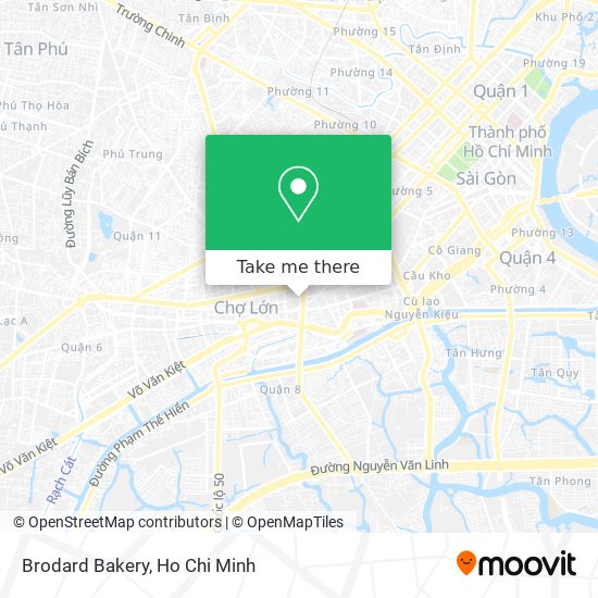 Brodard Bakery map