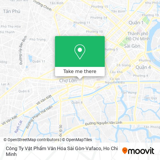 Công Ty Vật Phẩm Văn Hóa Sài Gòn-Vafaco map