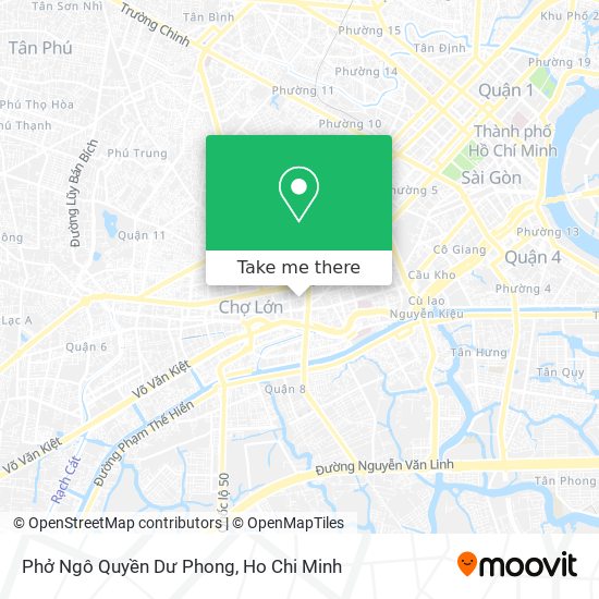 Phở Ngô Quyền Dư Phong map