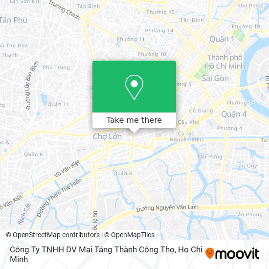 Công Ty TNHH DV Mai Táng Thành Công Thọ map