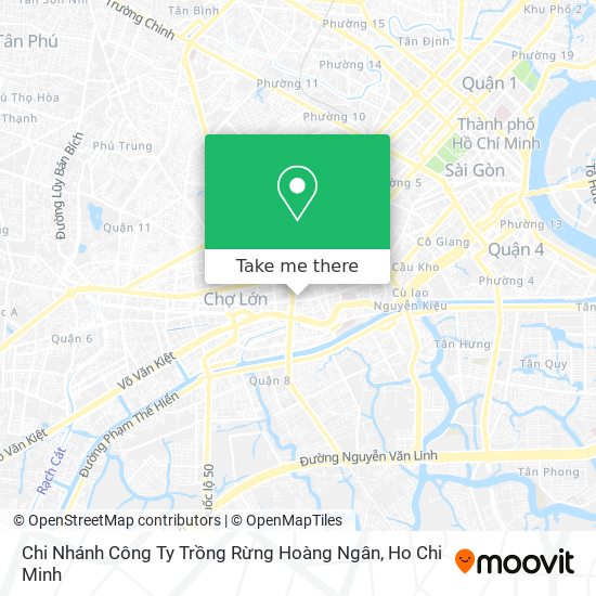 Chi Nhánh Công Ty Trồng Rừng Hoàng Ngân map