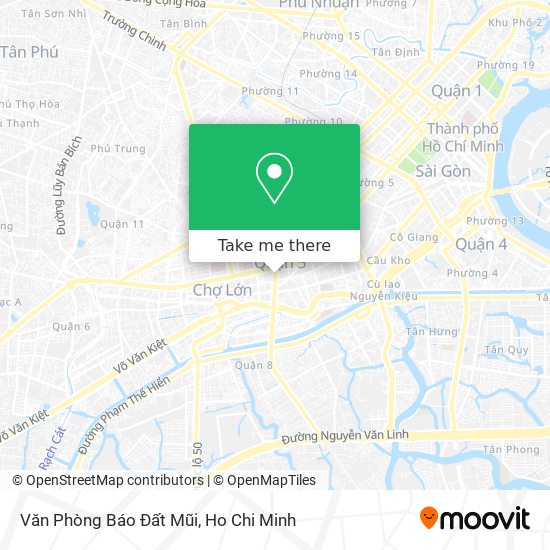 Văn Phòng Báo Đất Mũi map