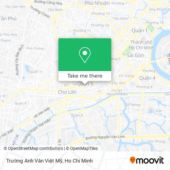 Trường Anh Văn Việt Mỹ map